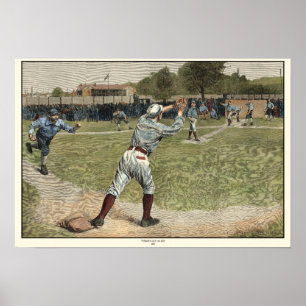 Basebollspelaren kastades ut på andra basen poster