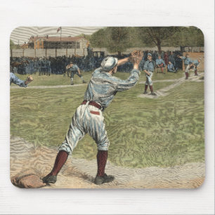 Basebollspelaren spelades ut på andra basen musmatta