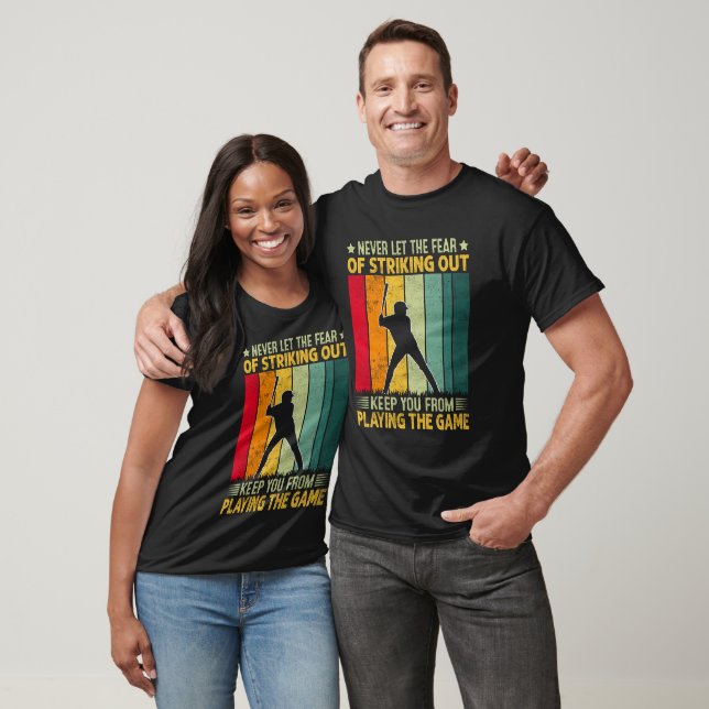 Basebollspelarmotivation T Shirt (Unisex)