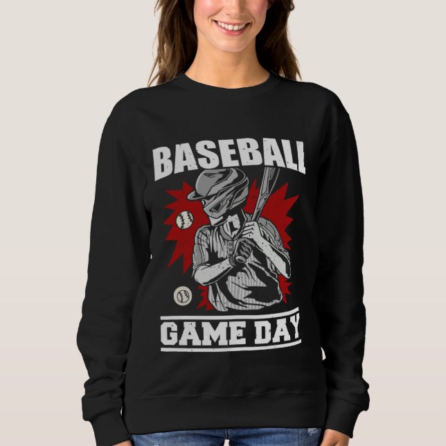 Basebollspeldag Basebollälskare för män och barn T Shirt (Framsida)
