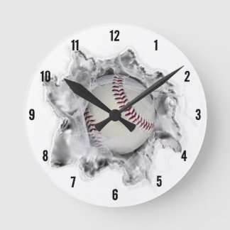 Basebollsport Fan Runda Klocka