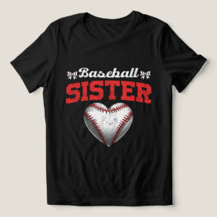 Basebollssyster Vintage Sportälskare T Shirt