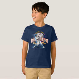Basebollstjärnor och ränder (D. mode) | Barn T Shirt