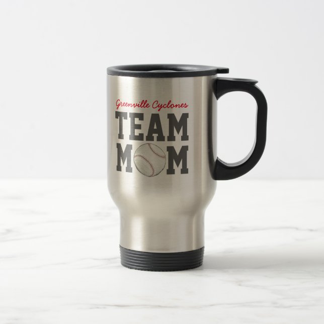 Basebollteamet Mamma Gift Mugg (Höger)