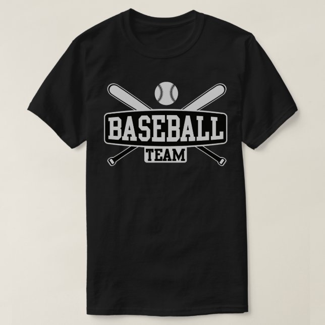 Basebollteamet T Shirt (Design framsida)