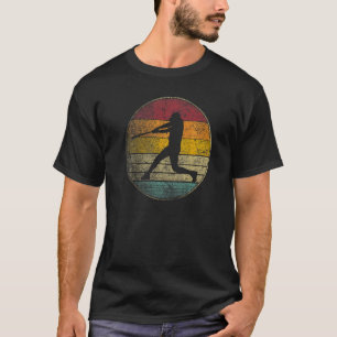 Basebollträ boll vintage slitna retro 70-tal 80-ta t shirt