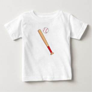 Basebollträ med boll t shirt