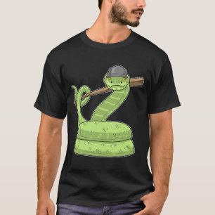 Basebollträ Orm Baseboll T Shirt