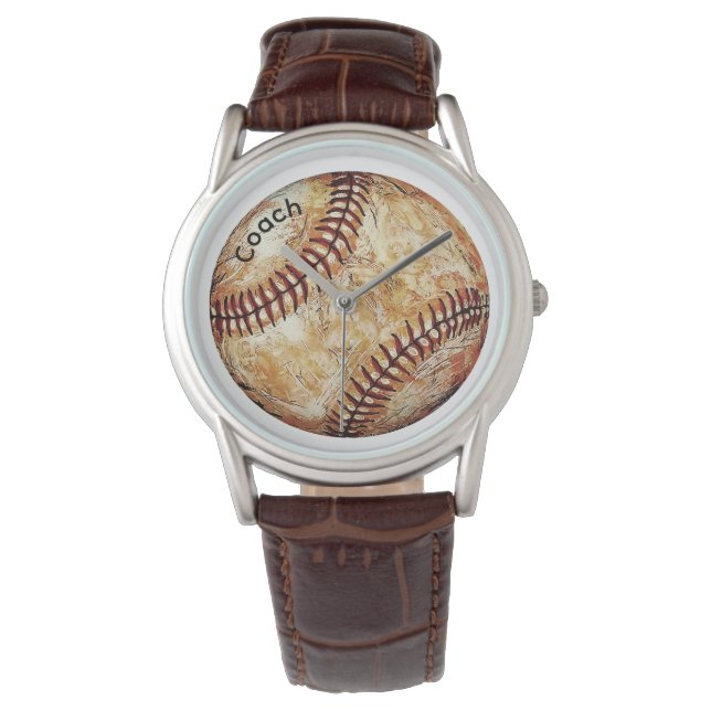 Basebolltränare Armbandsur (Framsida)
