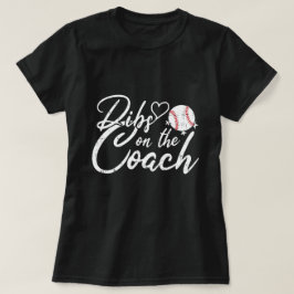 Basebolltränarfrus rätt till tränaren t shirt