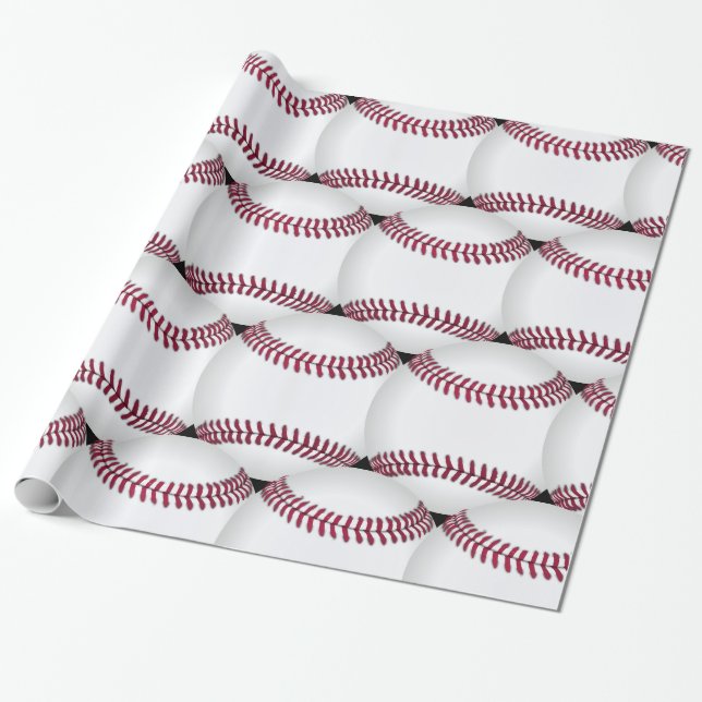 Basebollutskrift Presentpapper (Utrullad)