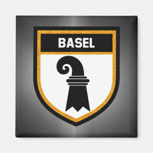 Basel flagga magnet