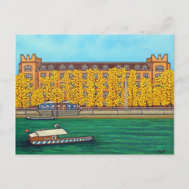 Basel Kaserne-postkort Vykort (Framsida)