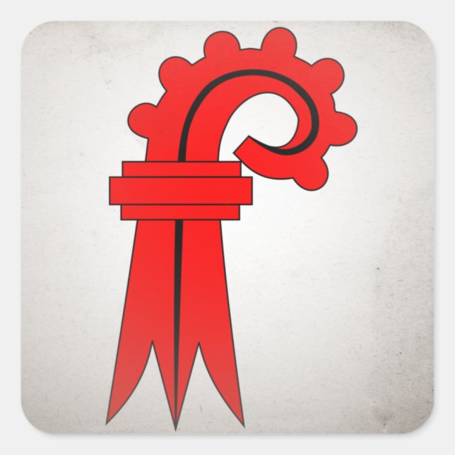 Basel Landschaft Fyrkantigt Klistermärke (Framsida)