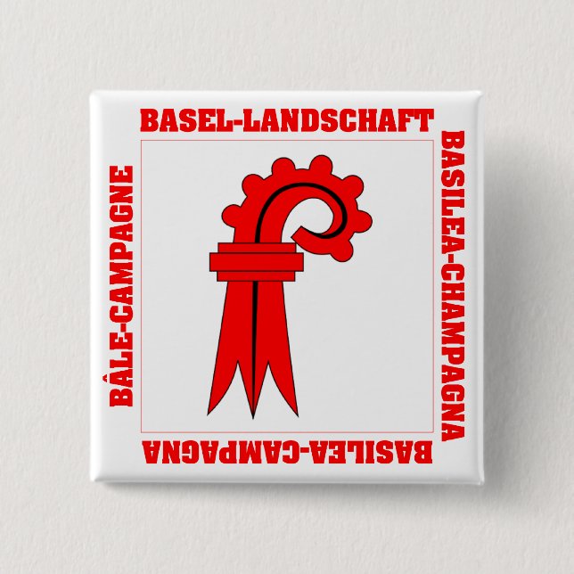 Basel Landschaft Schweitz flagga Knapp (Framsida)