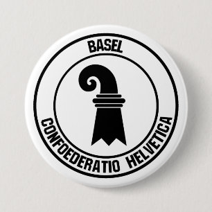 Basel Round Emblem Knapp