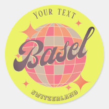 Basel Schweiz Grüezi färgad party grüzi