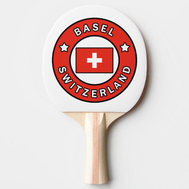 Basel Schweiz Pingisracket (Framsidan)