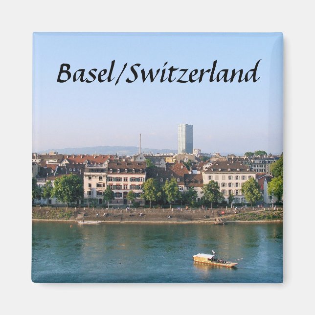 Basel/Schweiz - Souvenir Magnet (Framsidan)
