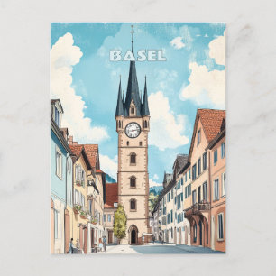 Basel Schweiz Travel Vykort