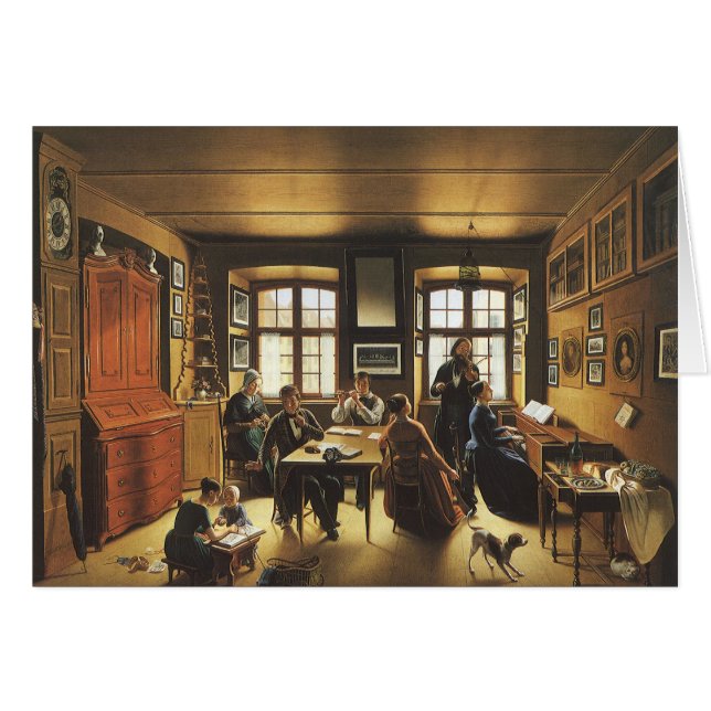 Baselfamiljskonsert av Sebastian Gutzwiller Hälsningskort (Framsidan Horizontal)