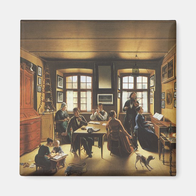 Baselfamiljskonsert av Sebastian Gutzwiller Magnet (Framsidan)