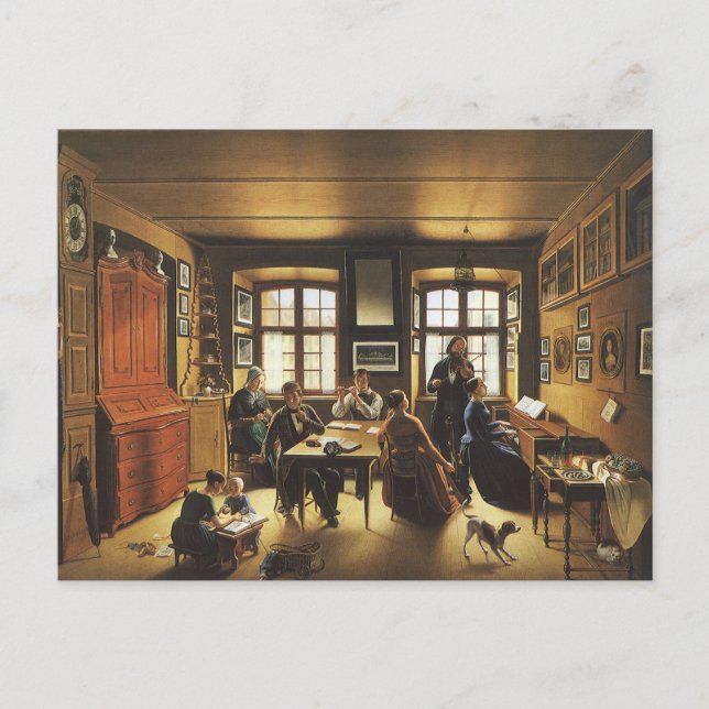 Baselfamiljskonsert av Sebastian Gutzwiller Vykort (Framsida)