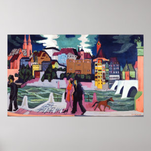 Baselkommitténs och Rhensjöfartens syn Kirchner Poster