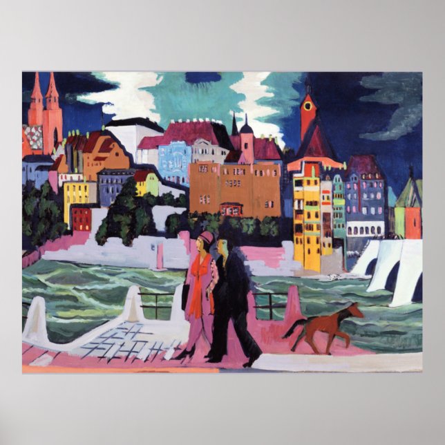 Baselkommitténs och Rhensjöfartens syn Poster (Framsidan)