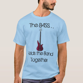 Basen rymmer T-tröja för musikbandet tillsammans T-shirt