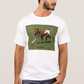 Basenjaloosa_brown T-shirt
