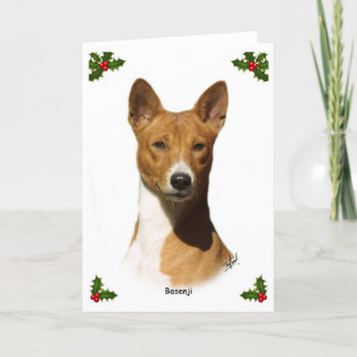 Basenji 9L034D-09 Helgkort