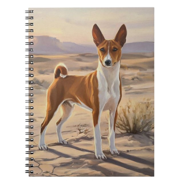 Basenji Anteckningsbok (Framsidan)