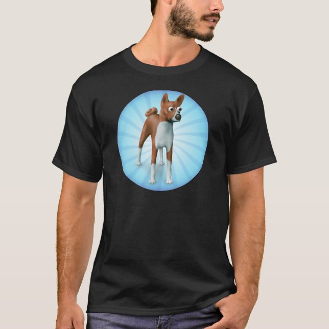 Basenji BAS1 Tee Shirt (Framsida)