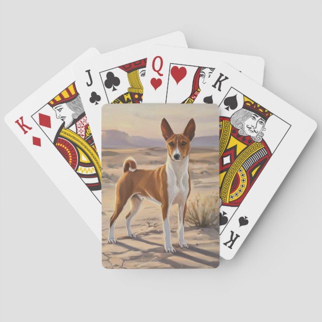 Basenji Casinokort (Baksidan)