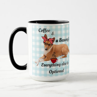 Basenji & Coffee Hundmamma Mugg