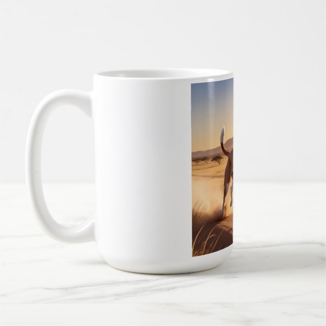 Basenji Elegant Coffee Mugg (Vänster)