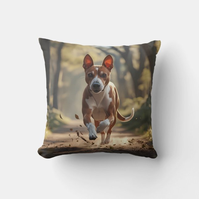 Basenji Elegant Dekorativ kudde (Framsida)