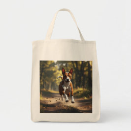 Basenji Elegant Livsmedel Tote Bag Tygkasse