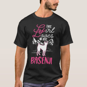 Basenji Girl Congo Terrier Nyam Nyam Terriers T Shirt