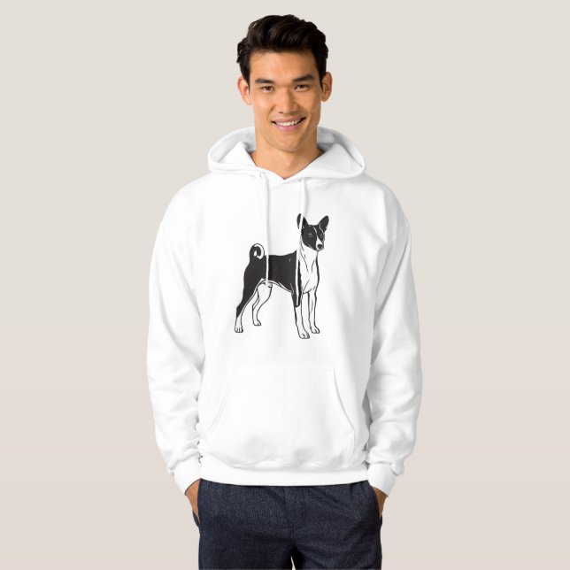 Basenji Hoodie (Hel framsida)