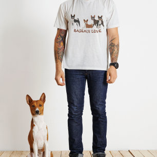 Basenji Hound Kärlek Hund aveln T Shirt