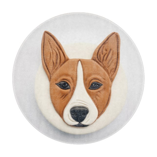 Basenji Hund 3D Inspirerad (Framsidan)