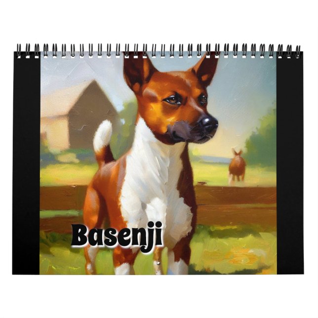 Basenji Hund Kalender (Omslag)
