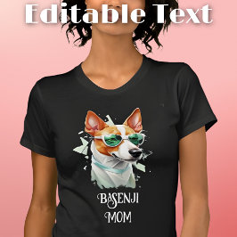 Basenji Hund Mamma Sunglasses T Shirt