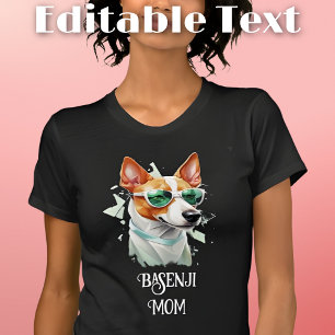 Basenji Hund Mamma Sunglasses T Shirt