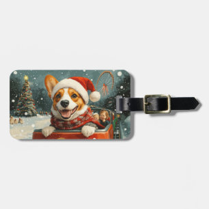 Basenji Hund Roller Underlägg jul Bagagebricka