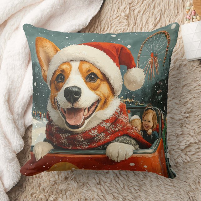 Basenji Hund Rulltrappa Jul Kudde (Filt)