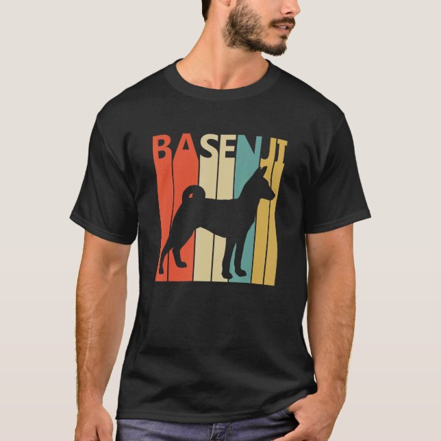 Basenji Hund T Shirt (Framsida)