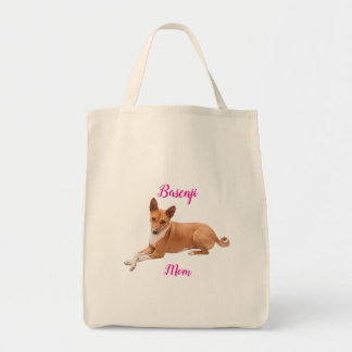 Basenji hundmamma tygkasse